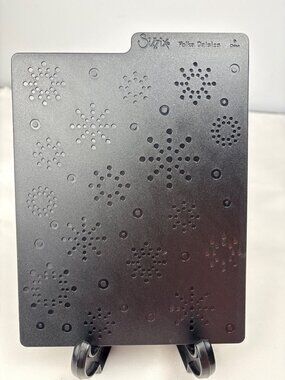 Sizzix Polka Daisies & Diagonals Embossing Plate 5x7" Crafting Set